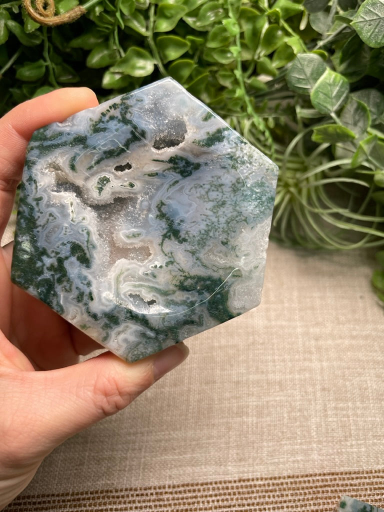 Moss Agate Bowl