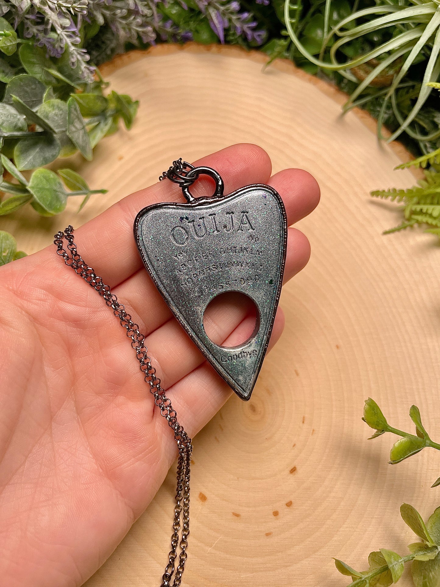 Silver Planchette Necklace