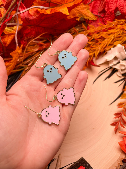 Chibi Ghost Earrings