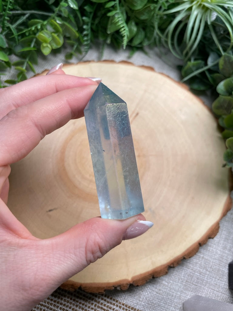 Aura Plated Clear Quartz