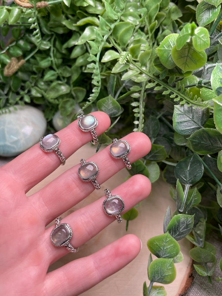 Labradorite Adjustable Ring