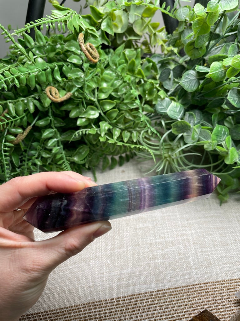 Rainbow Fluorite Wand