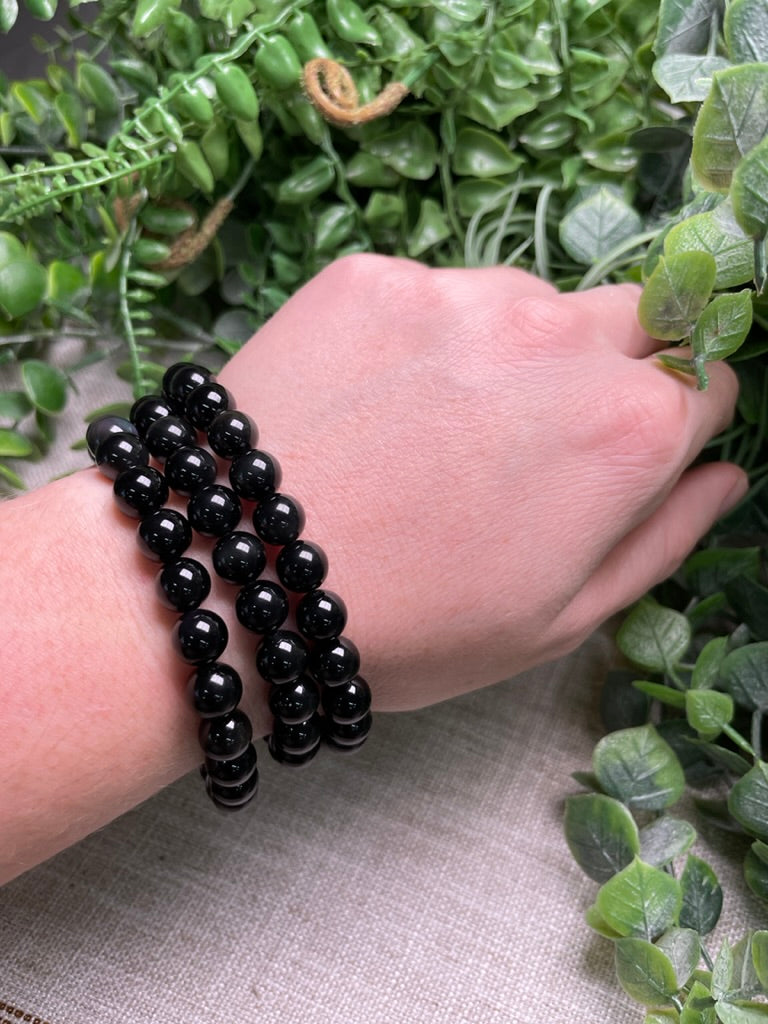 Rainbow Obsidian 8mm Beaded Bracelet