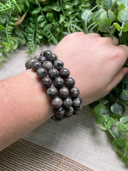 Yooperlite 10mm Beaded Bracelet