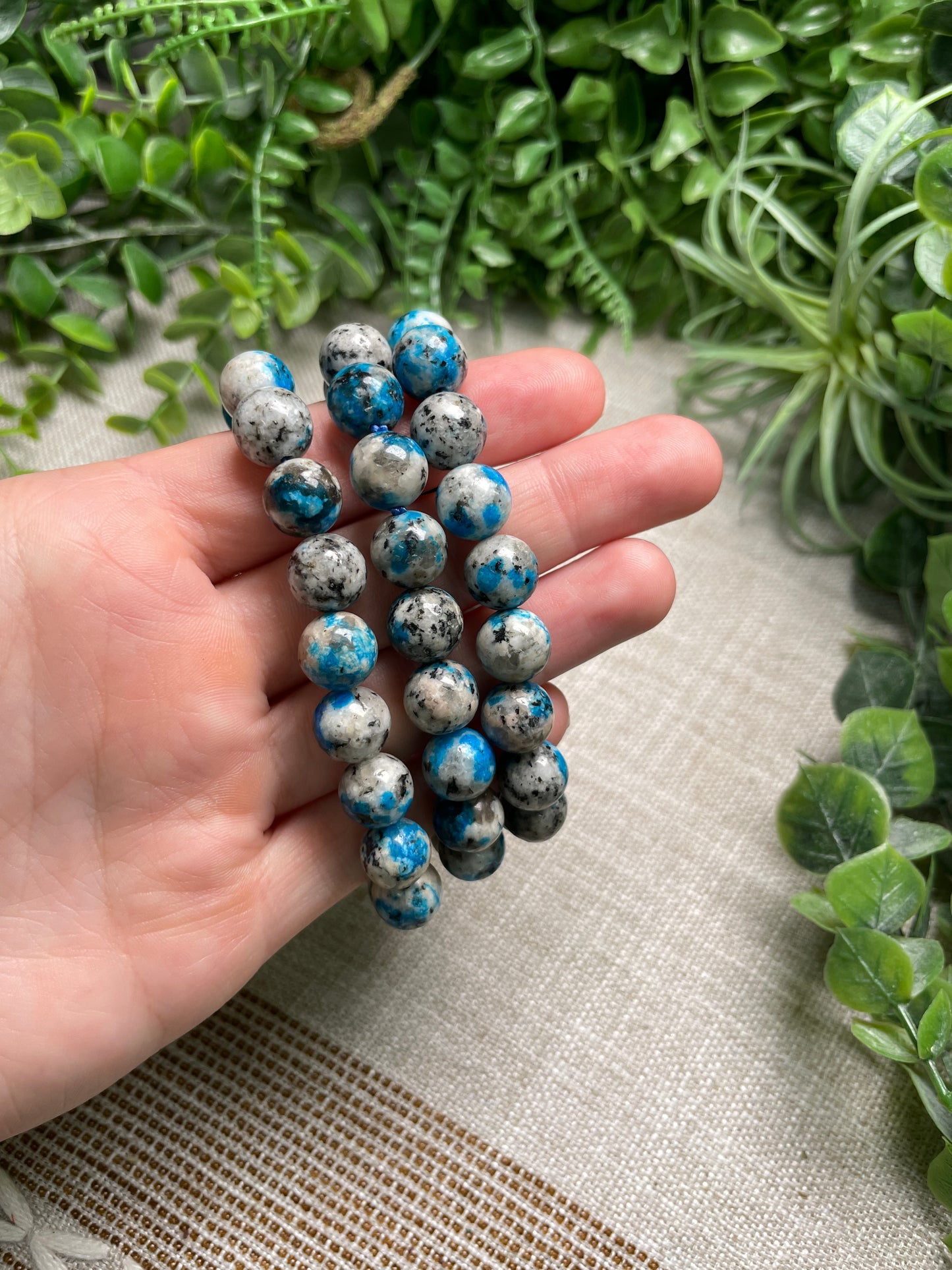 K-2 Jasper 10mm Beaded Bracelet