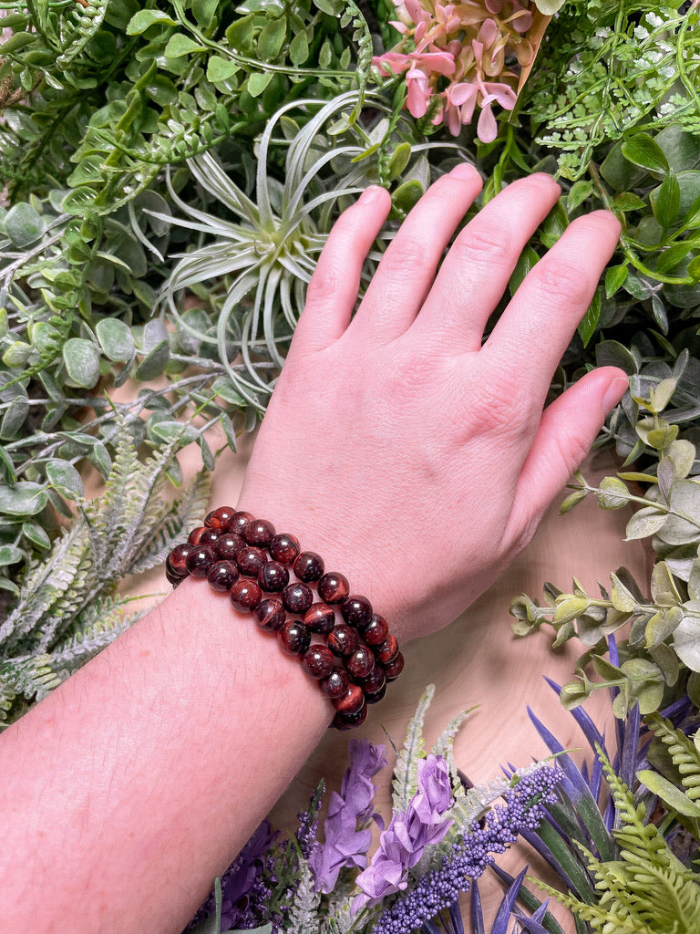 Red Tigers Eye Bracelet