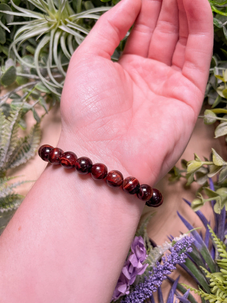 Red Tigers Eye Bracelet