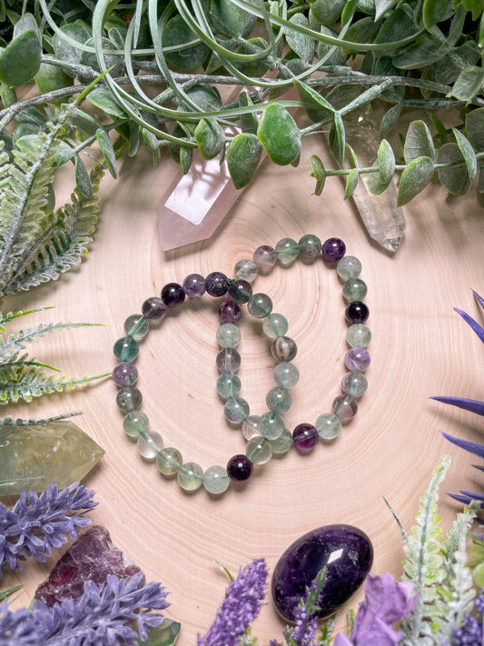 Rainbow Fluorite Bracelet