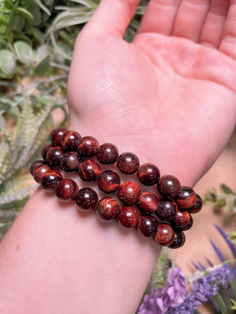 Red Tigers Eye Bracelet