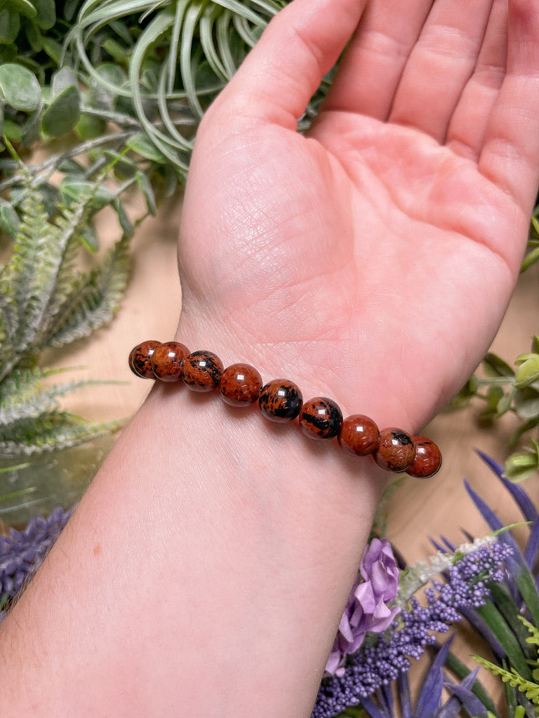 Red Obsidian Bracelet