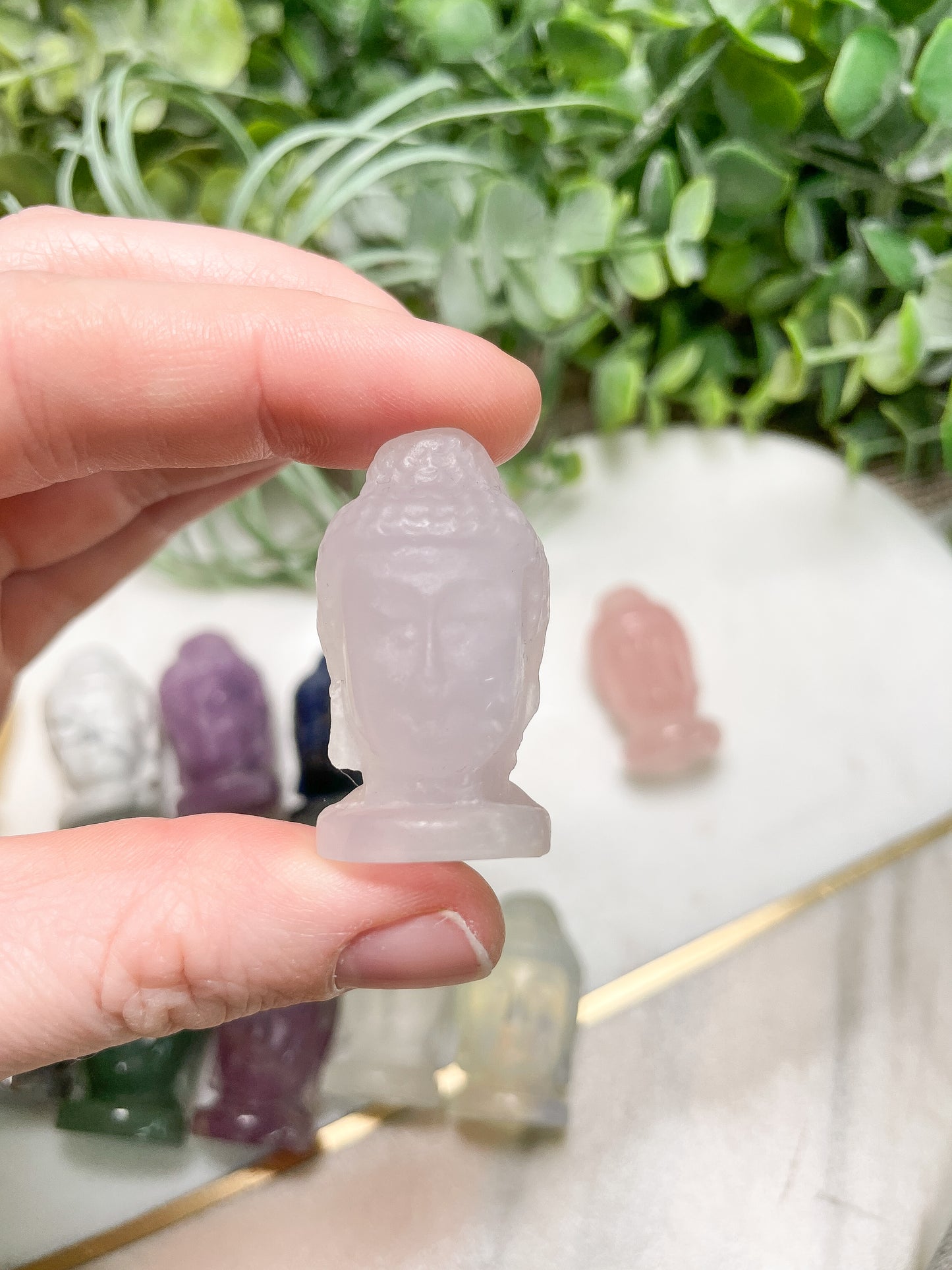 Crystal Buddha Head