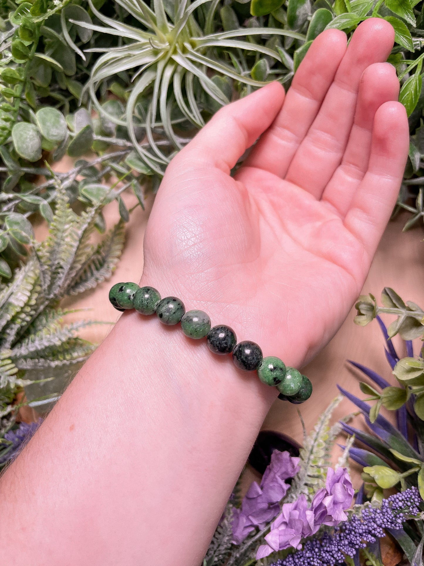 Ruby Zoisite Bracelet