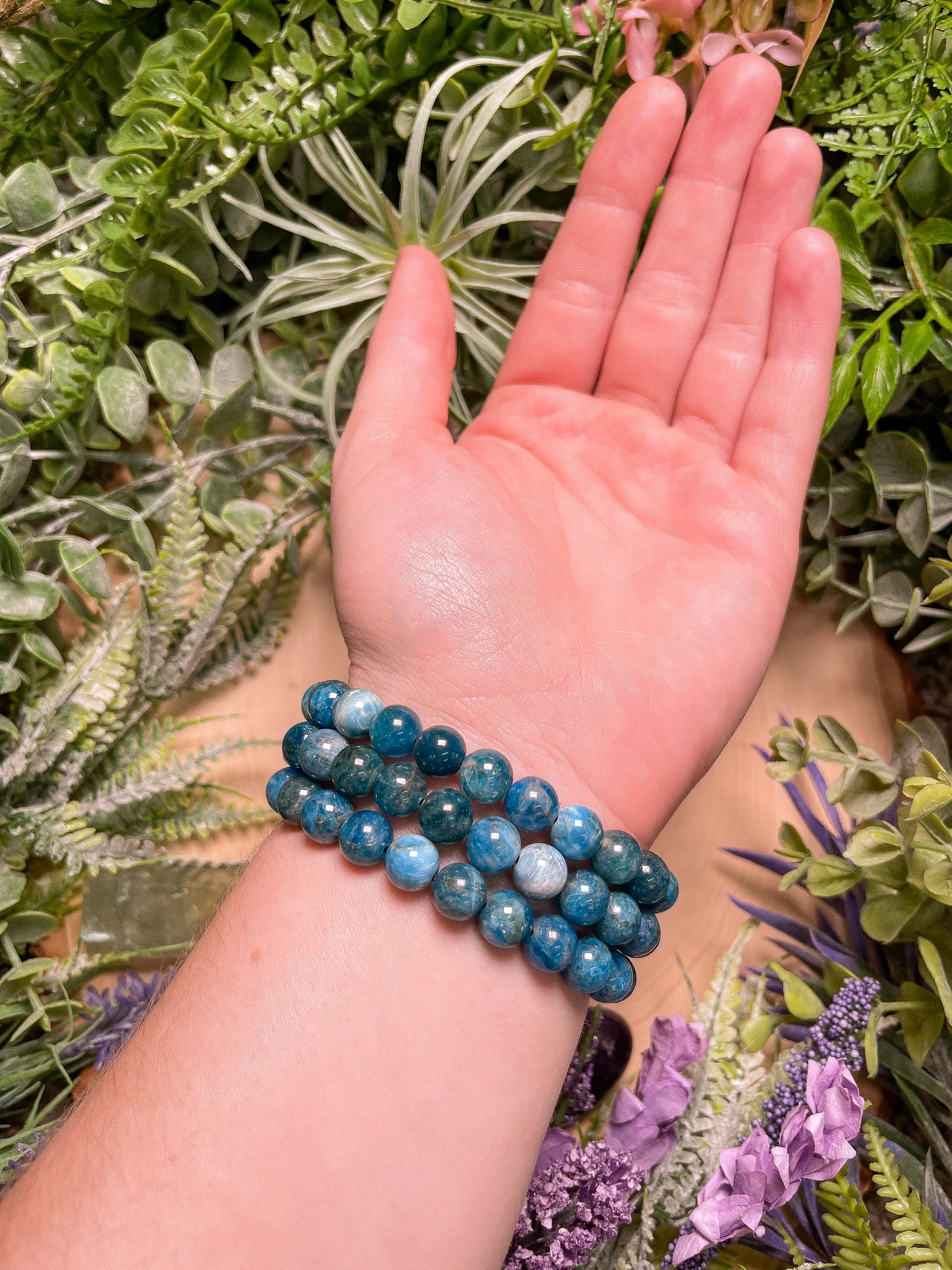 Blue Apatite Bracelet