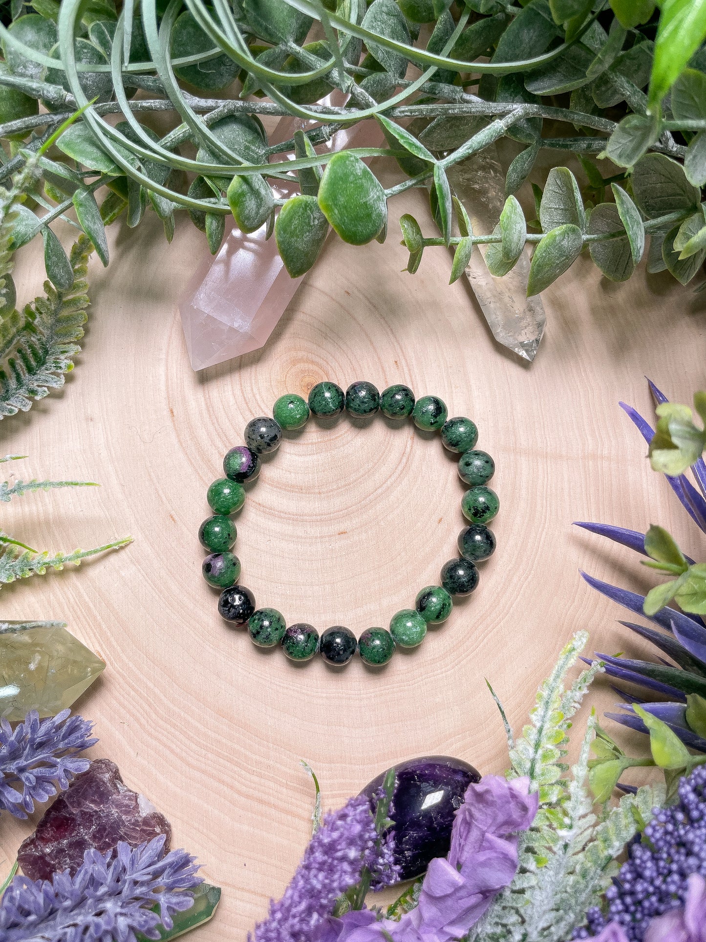 Ruby Zoisite Bracelet