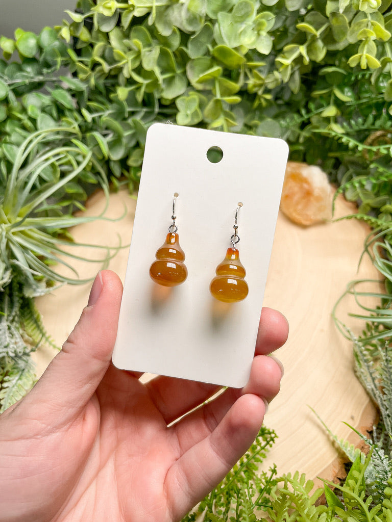 Crystal Gourd Earrings