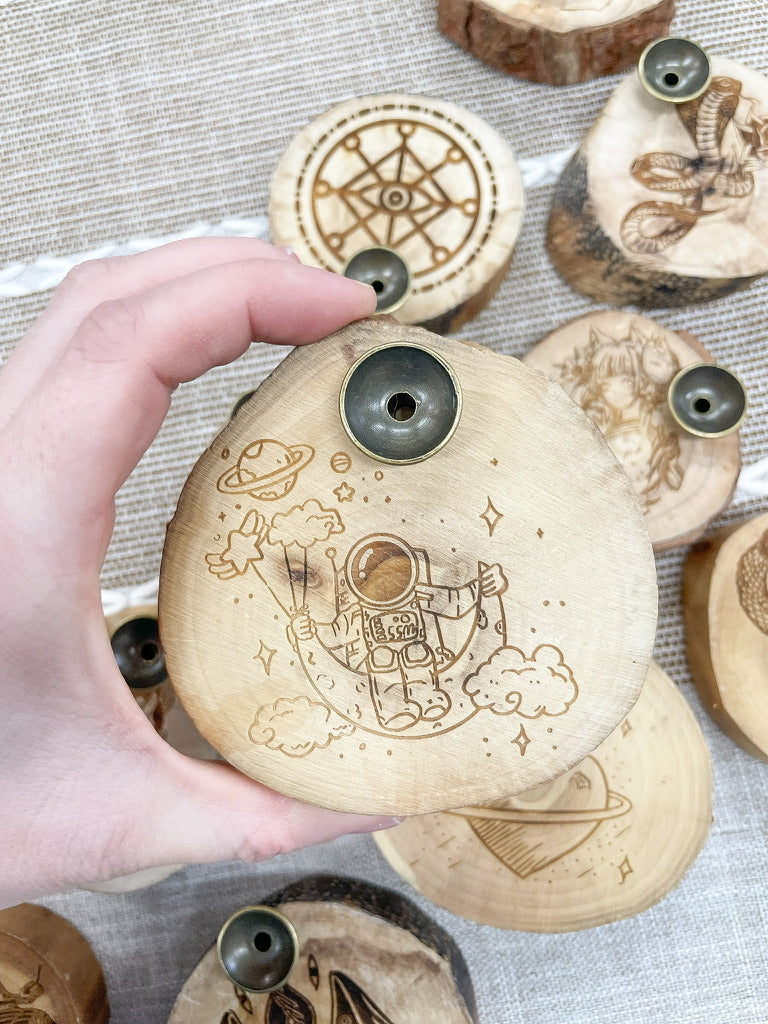 Wooden Sphere Stand