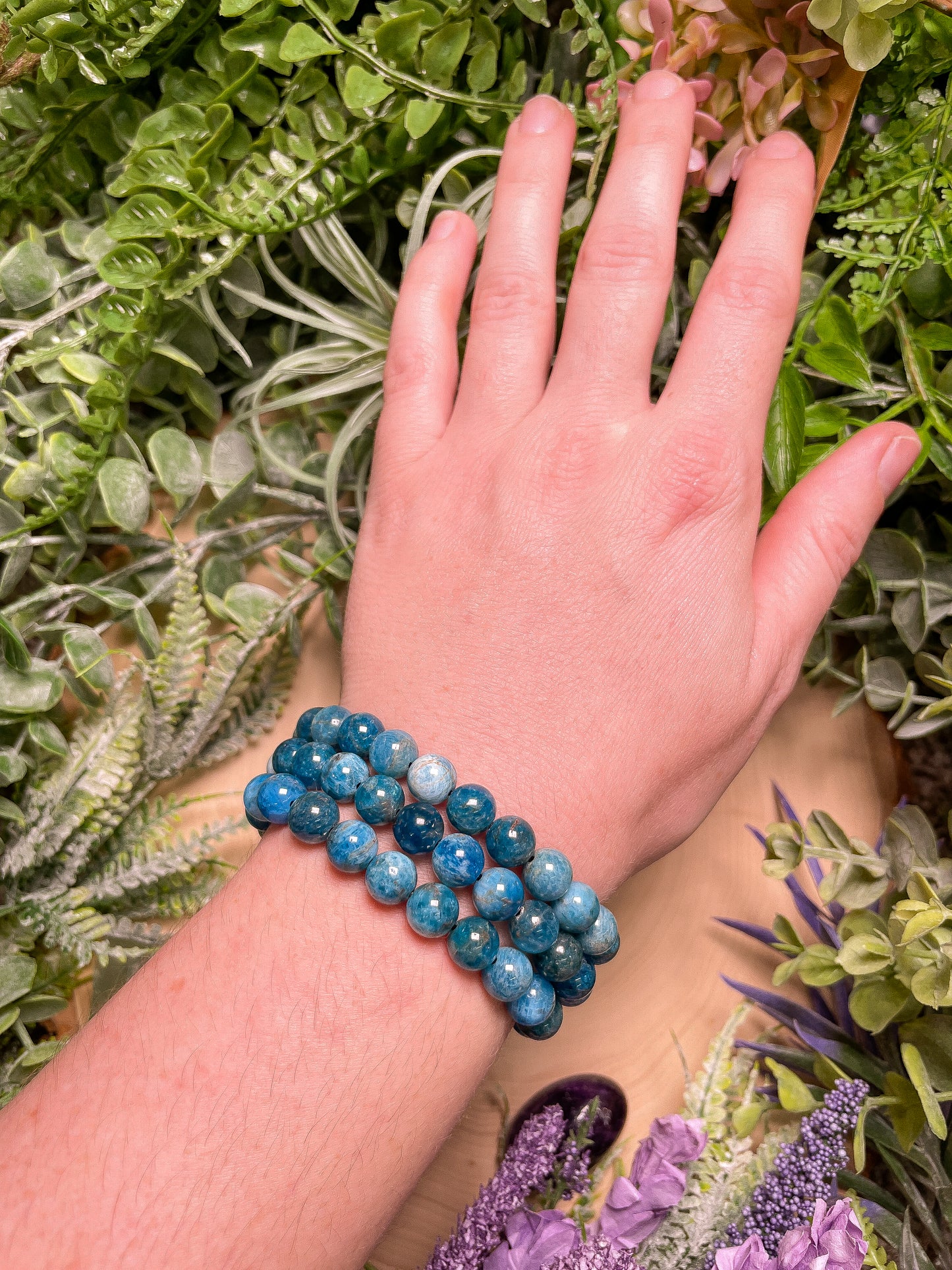 Blue Apatite Bracelet