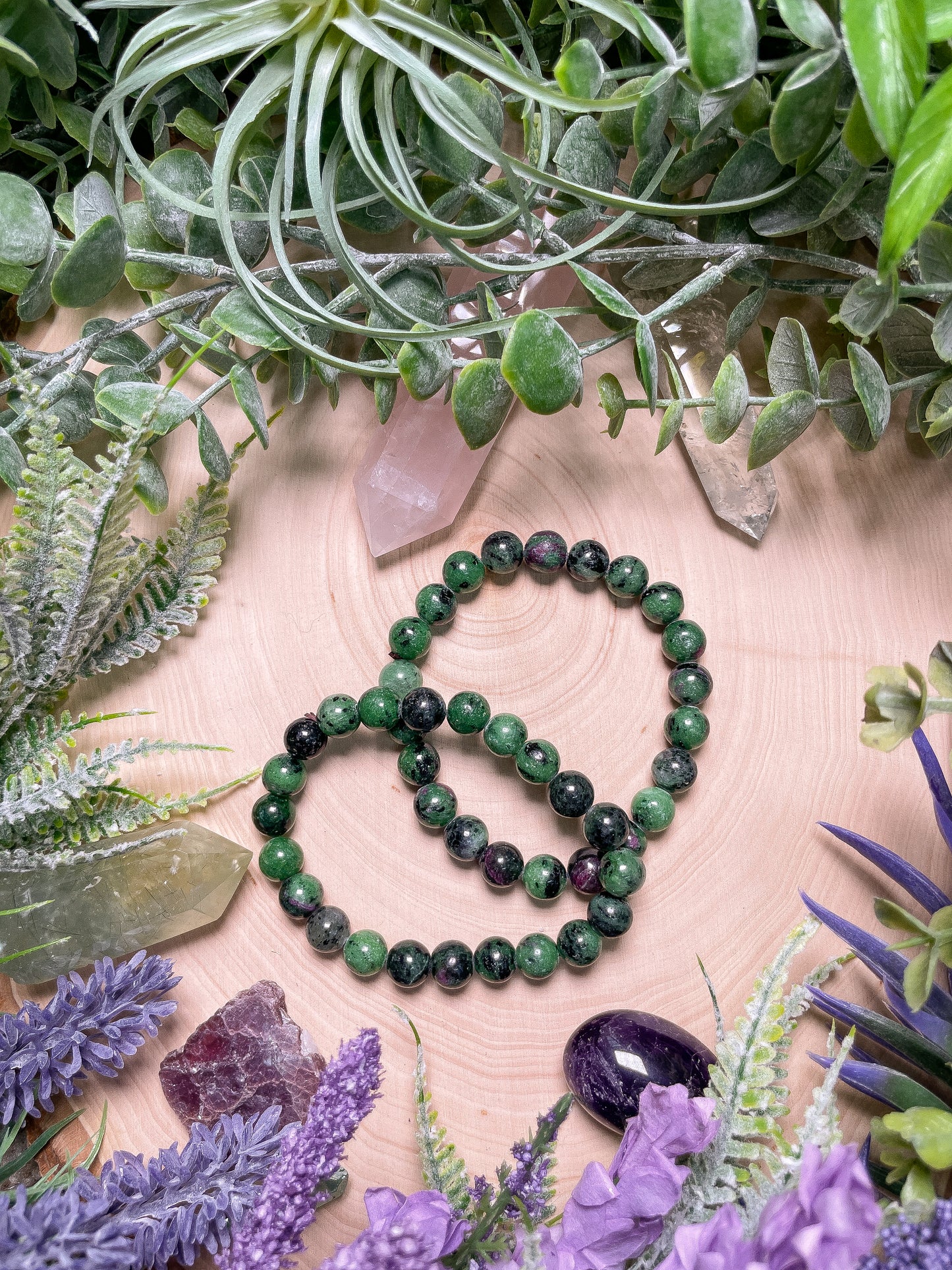 Ruby Zoisite Bracelet