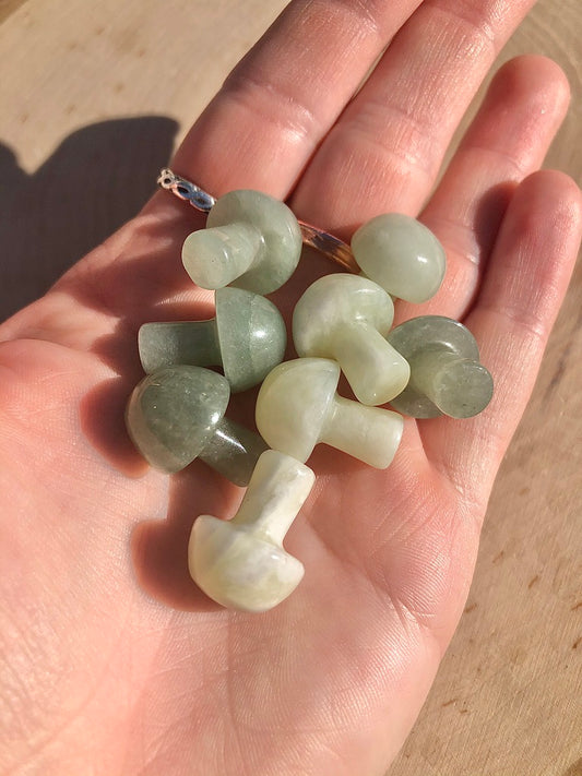 Green Aventurine Mushroom